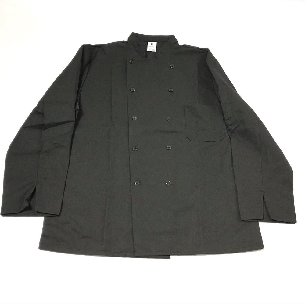 Chef Uniform Cook Restaurant Black Longsleeve New